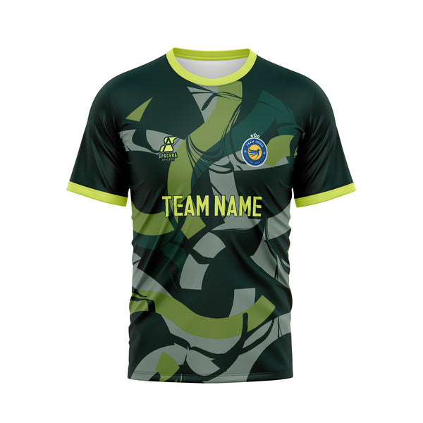 Green Shaded Python Soccer Jersey | NT-031