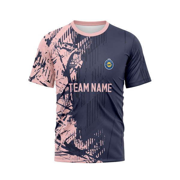 Peach Grunge Art Soccer Jersey | NT-067