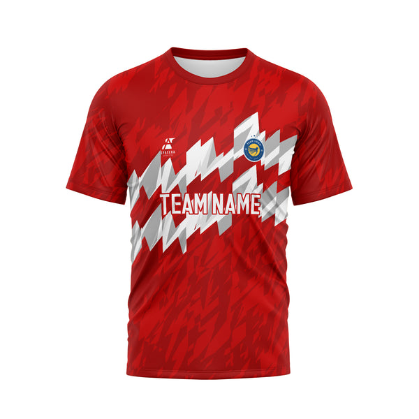 Red Fragment Strike Soccer Jersey | NT-063