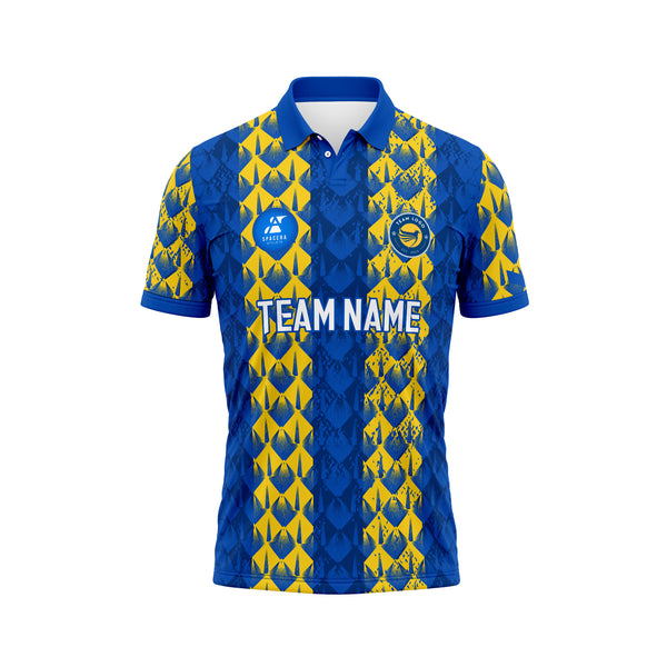 Royal Prism Grid Cricket Jersey | SCJ-043