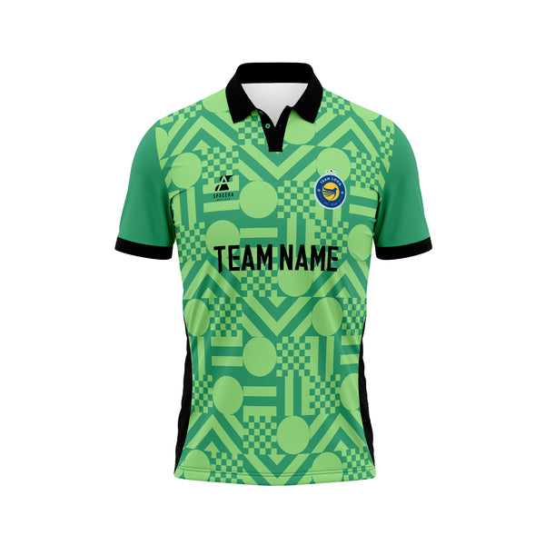 Jungle Green Matrix Cricket Jersey | SCJ-058