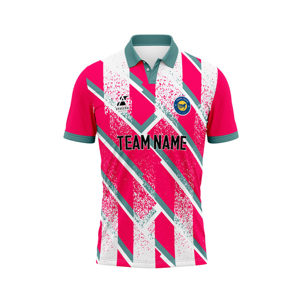 Canary Stripes Cricket Jersey | SCJ-064