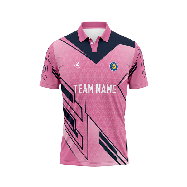 Pink Diamond Edge Cricket Jersey | SCJ-133