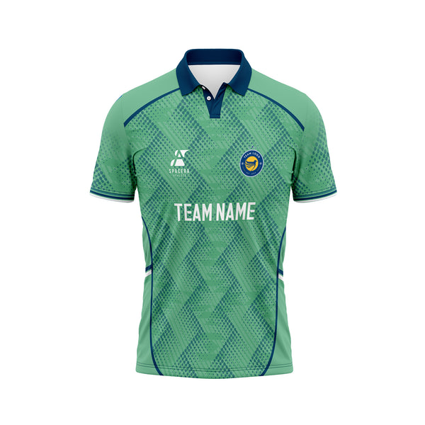 Teal Matrix Tone Cricket Jersey | SCJ-085
