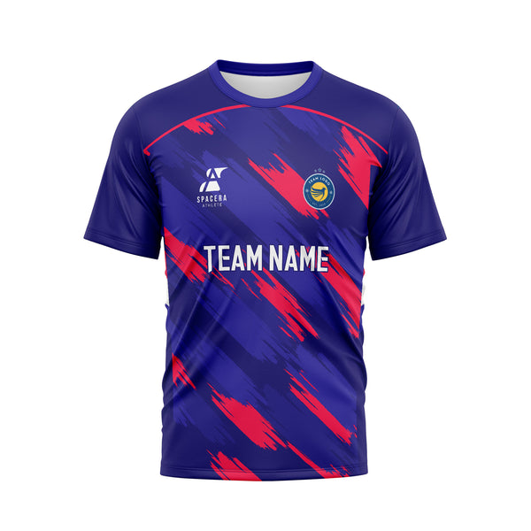 Indigo Comet Tail Soccer Jersey | NT-047