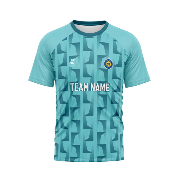 Teal Wave Blocks Soccer Jersey | NT-065