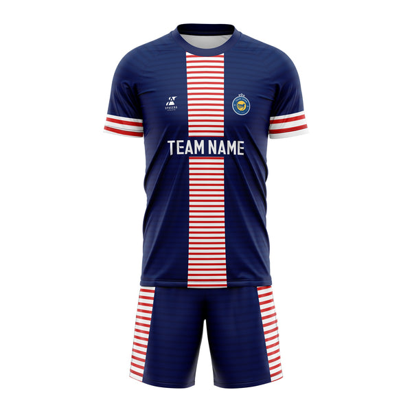 Indigo Edge Soccer Jersey Set | SK-015