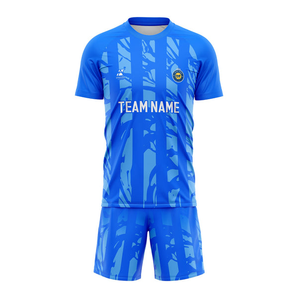 Blue Enigma Soccer Jersey Set | SK-006